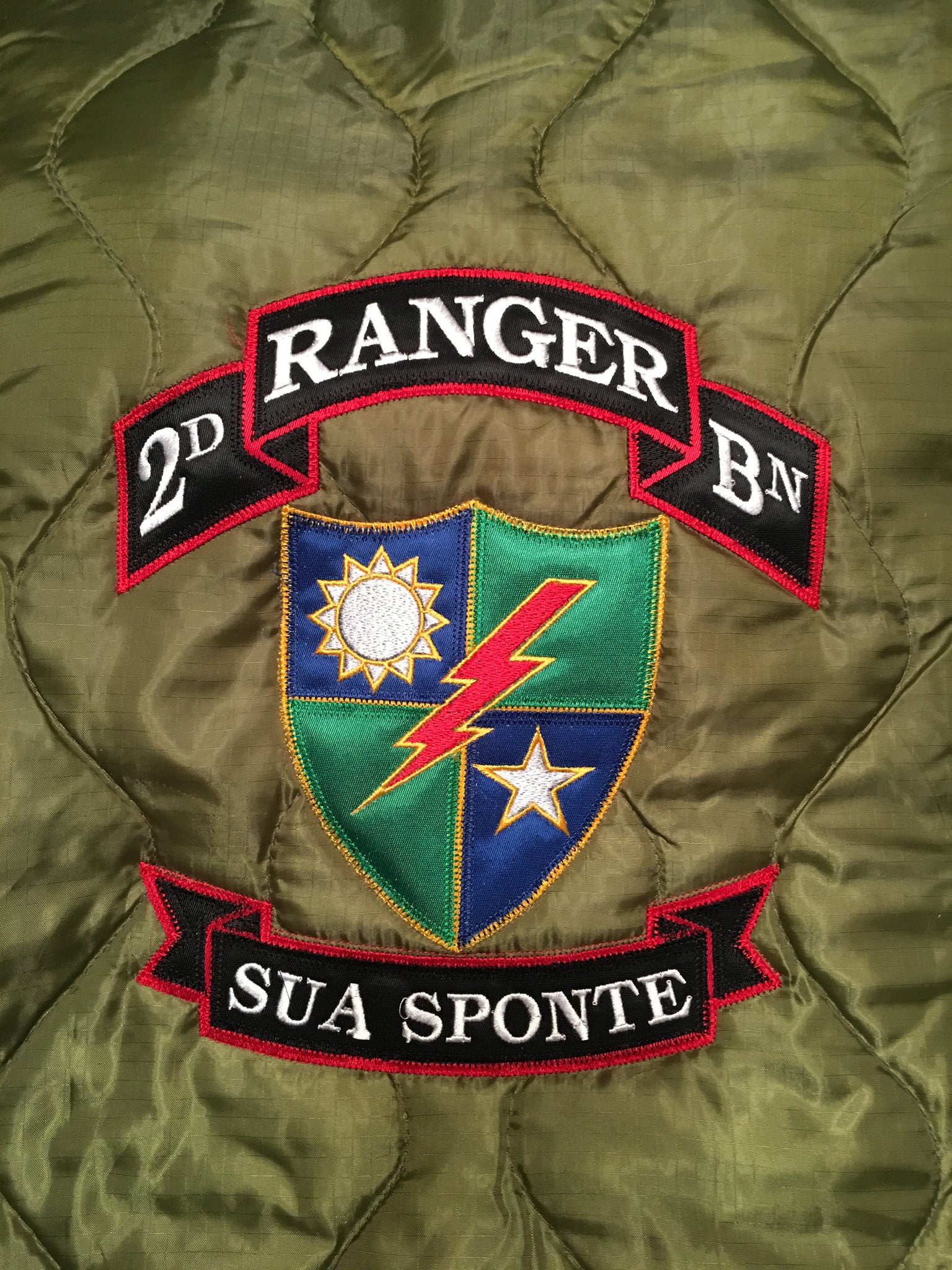 2d Ranger Battalion Poncho Liner -- Woobie!