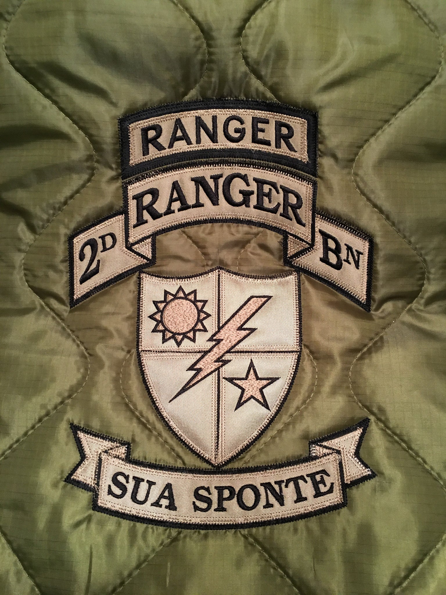 2d Ranger Battalion Poncho Liner -- Woobie!