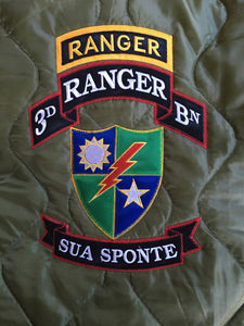 3d Ranger Battalion Poncho Liner -- Woobie!