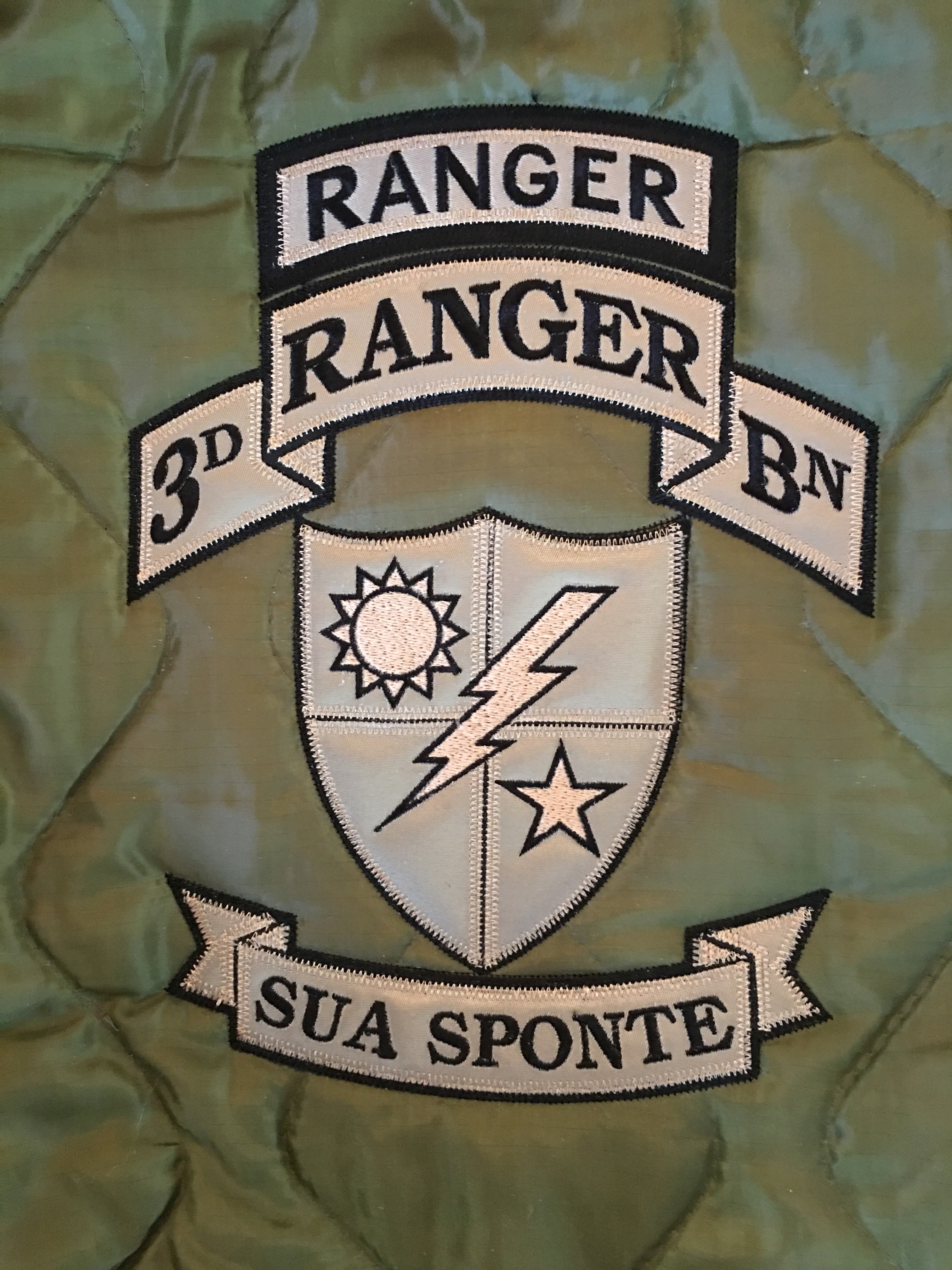 3d Ranger Battalion Poncho Liner -- Woobie!