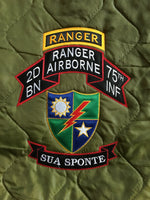 2d Ranger Battalion OLD SCROLL Poncho Liner