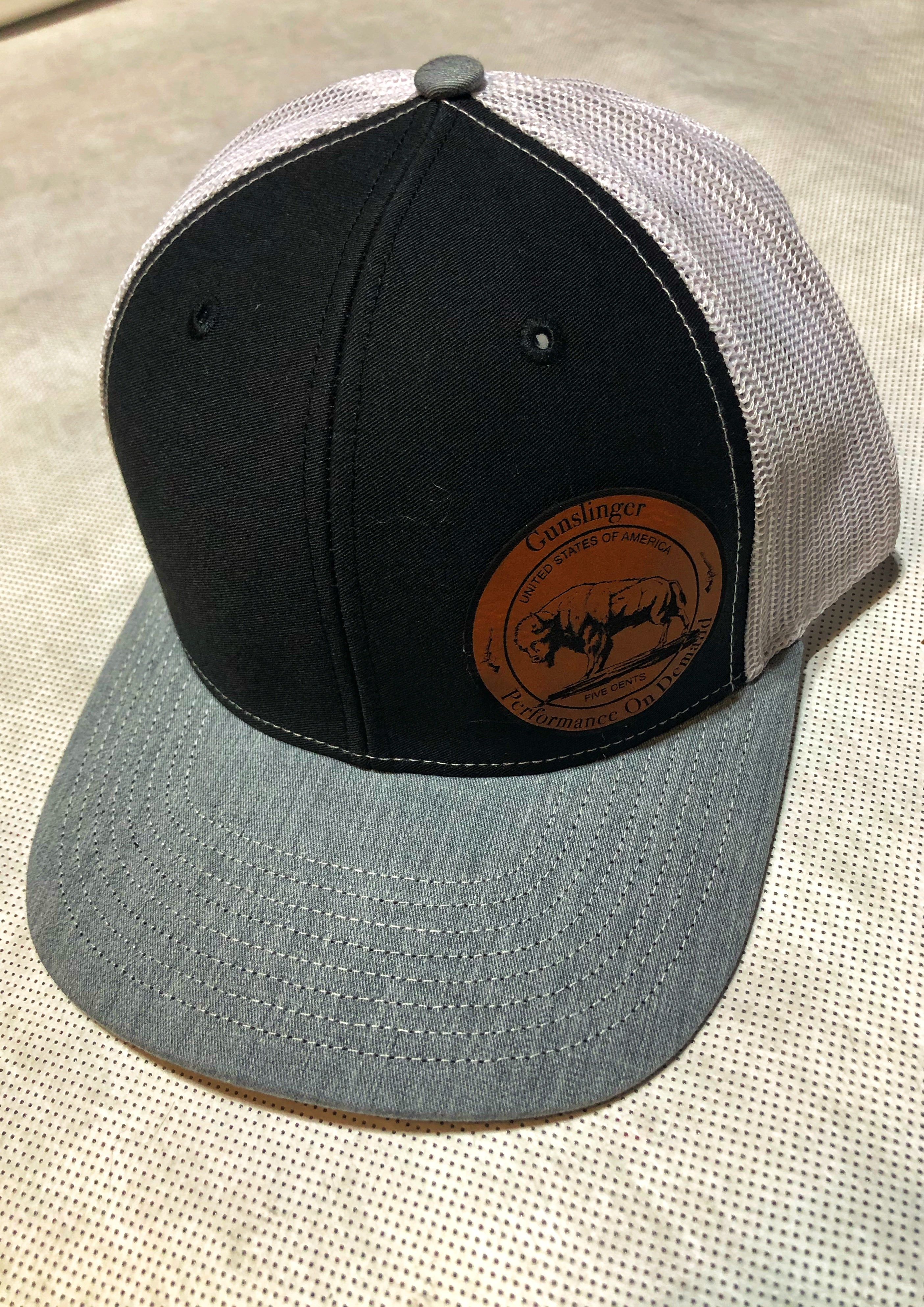 Leather Coin Trucker Hat