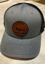 Leather Coin Trucker Hat