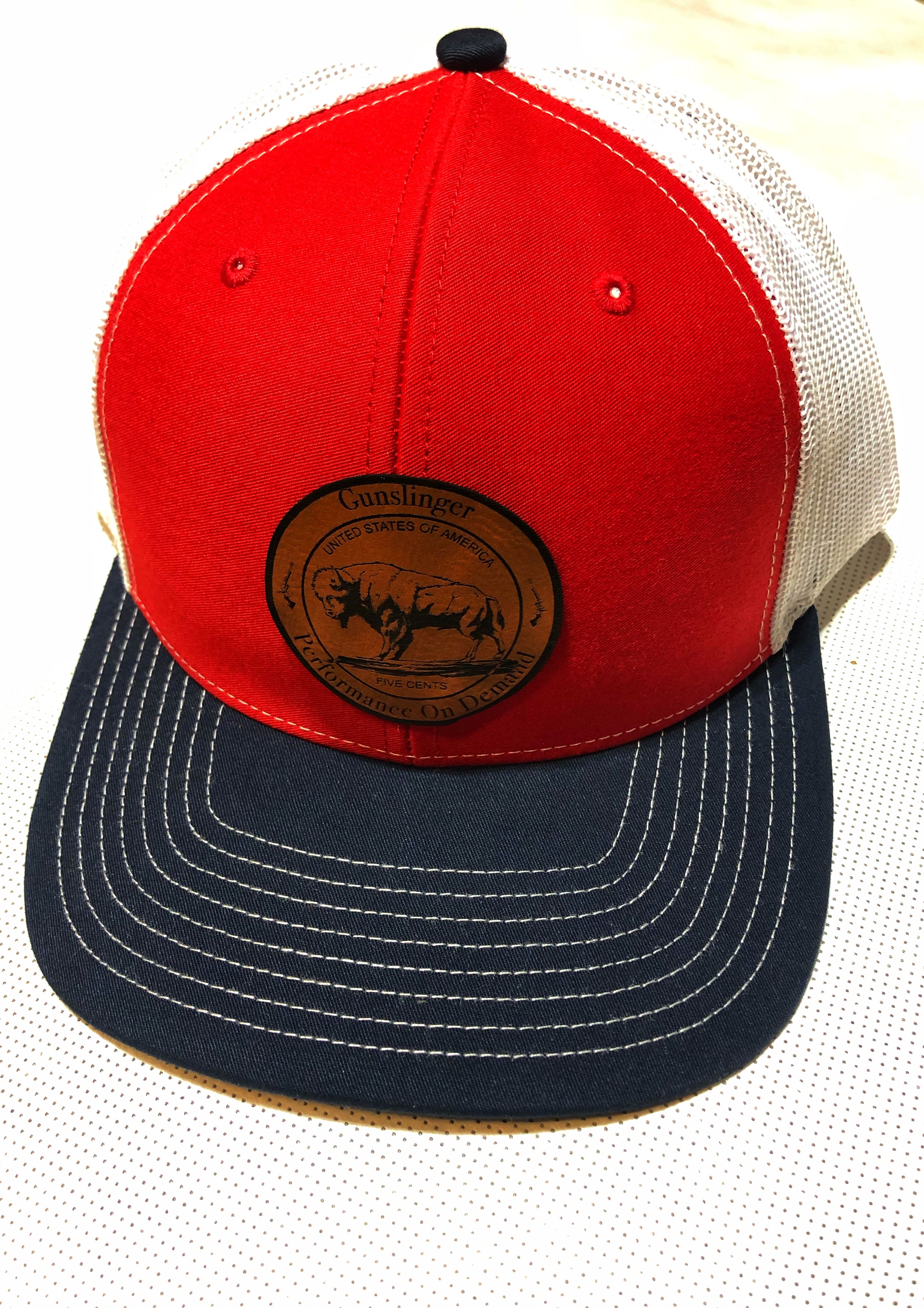 Leather Coin Trucker Hat