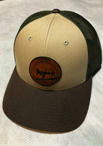 Leather Coin Trucker Hat