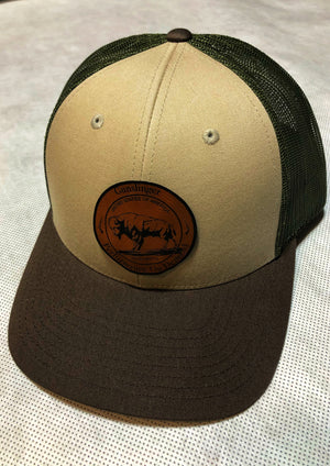 Leather Coin Trucker Hat