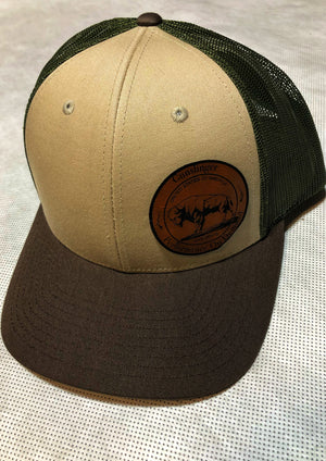 Leather Coin Trucker Hat