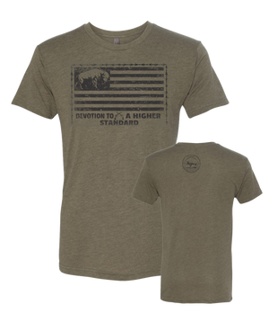 Bison Flag - Distressed